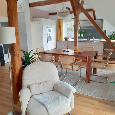 Luxurioeses Loft Mit Schoenem Blick Tremsbuettel Exterior photo
