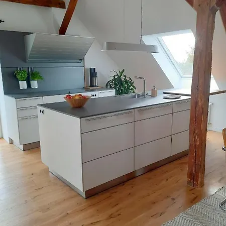Luxurioeses Loft Mit Schoenem Blick Tremsbuettel Exterior photo